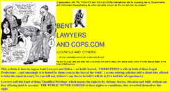 Desktop Screenshot of bentlawyersandcops.com